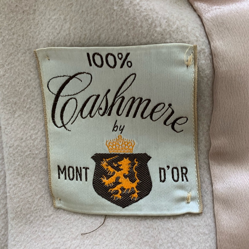 Vintage Mont D’Or 100% Cashmere Coat
